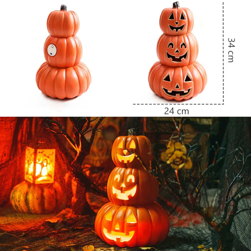 Triple Glow Pumpkin Stack