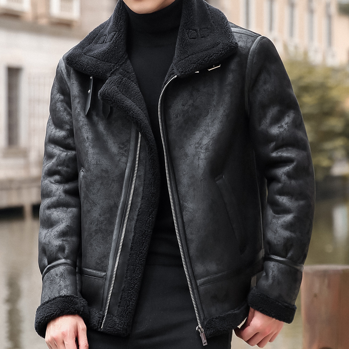 Westward Suede Shearling Jacket
