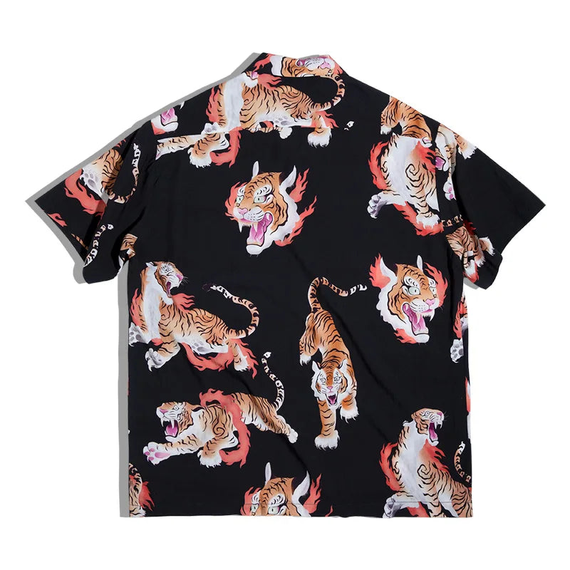 Men's Hawaiian Tiger Shirt