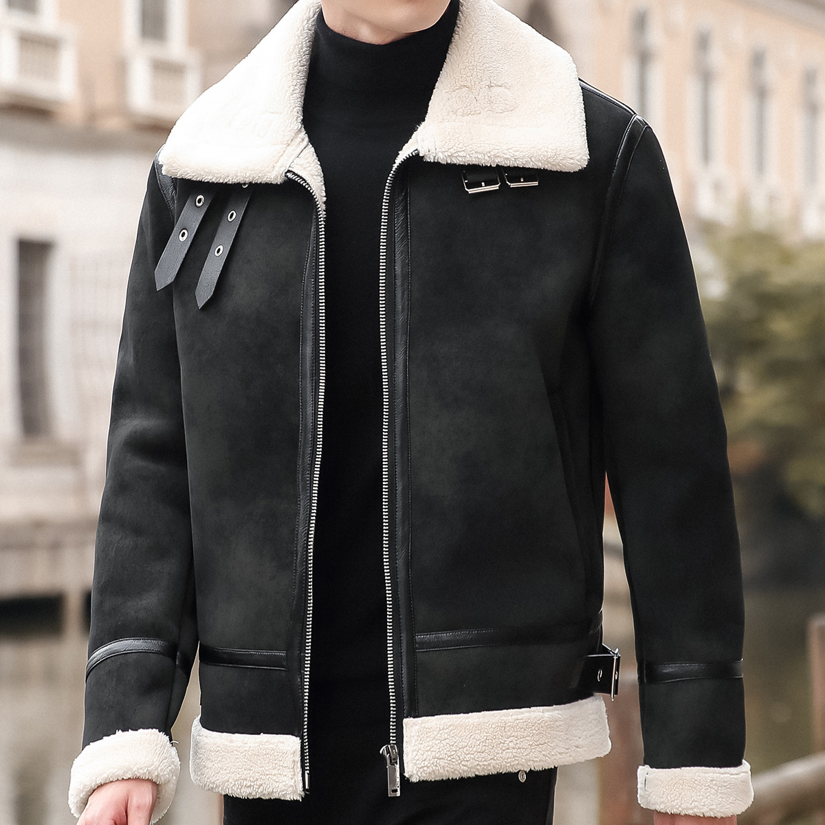Westward Suede Shearling Jacket