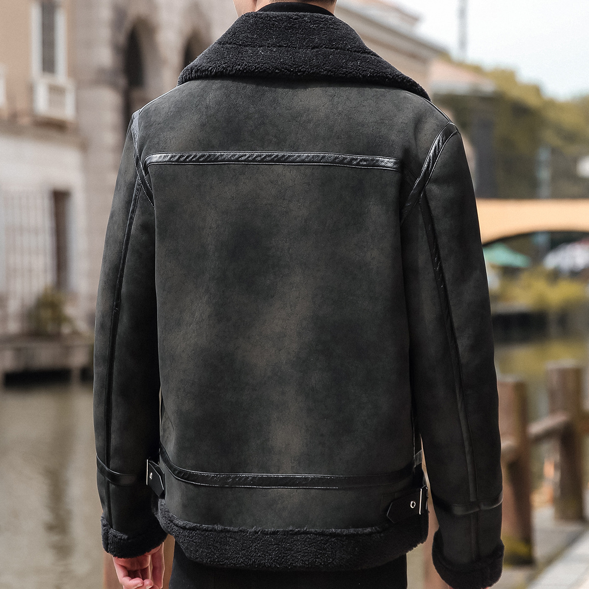Westward Suede Shearling Jacket