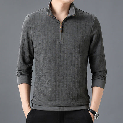 Bleu Quarter-Zip Sweater