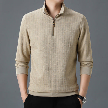 Bleu Quarter-Zip Sweater