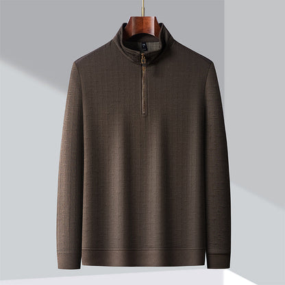 Bleu Quarter-Zip Sweater