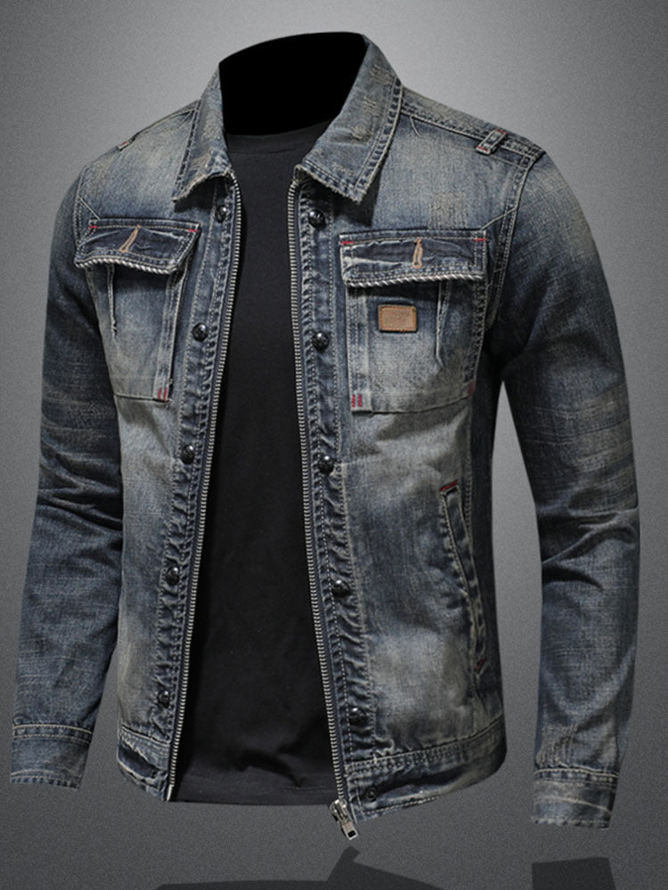 Midnight Fade Classic Denim Jacket