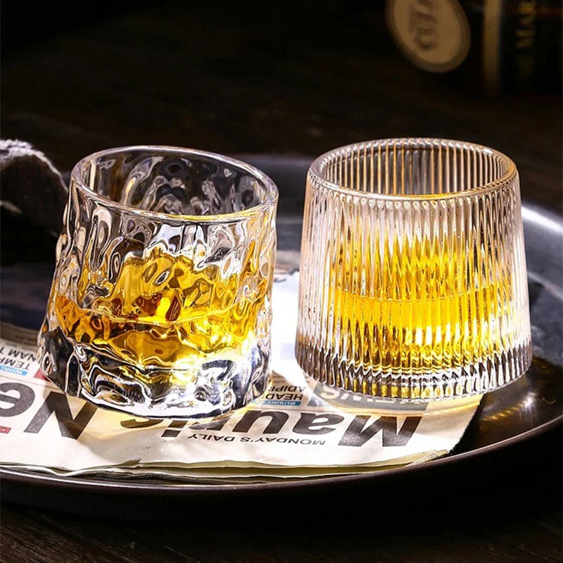 Montreal Rotating Whiskey Glasses