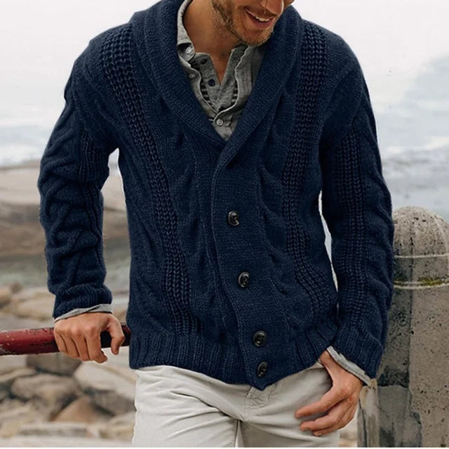 Heritage Cable-Knit Cardigan