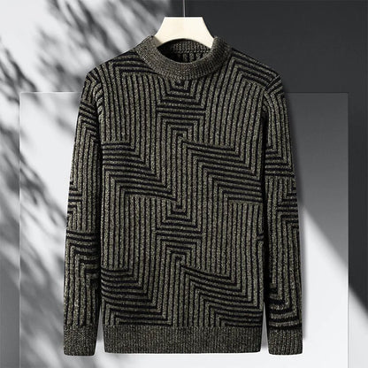 Men's Casual Striped Sweater