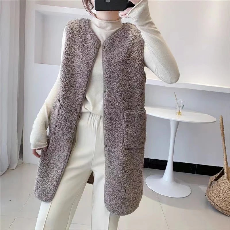 Women's Teddy Casual Vest