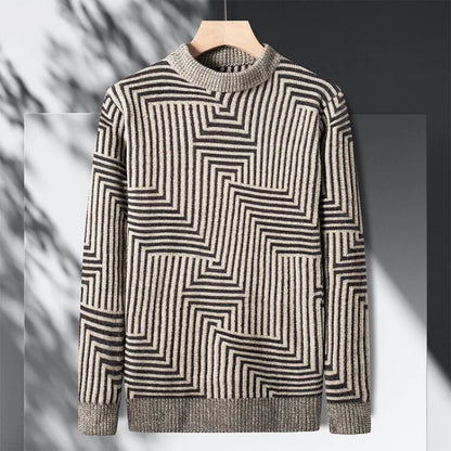 Men's Casual Striped Sweater