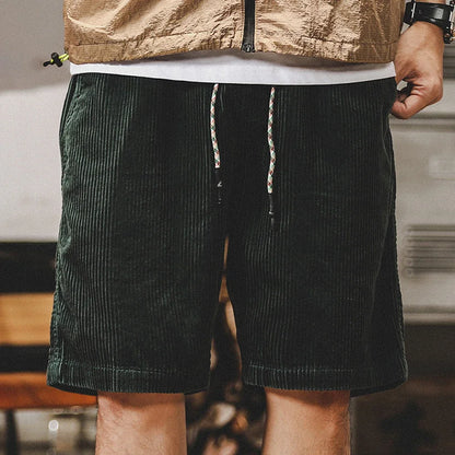 Men's Retro Corduroy Shorts