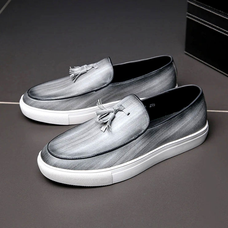 Men's Italian Cologne Leather Loafers