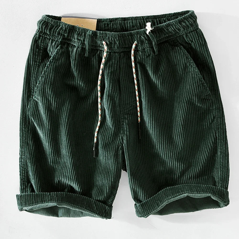 Men's Retro Corduroy Shorts