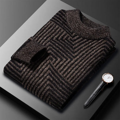 Men's Casual Striped Sweater