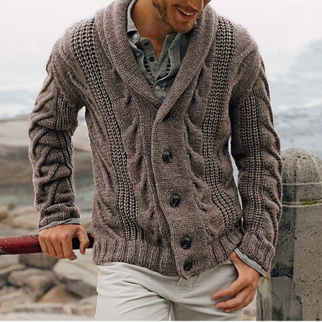 Heritage Cable-Knit Cardigan