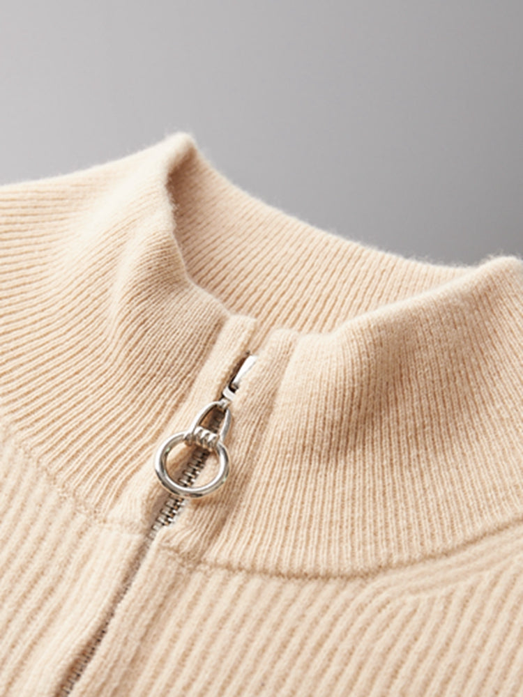 Celestial Cashmere Zip-Up