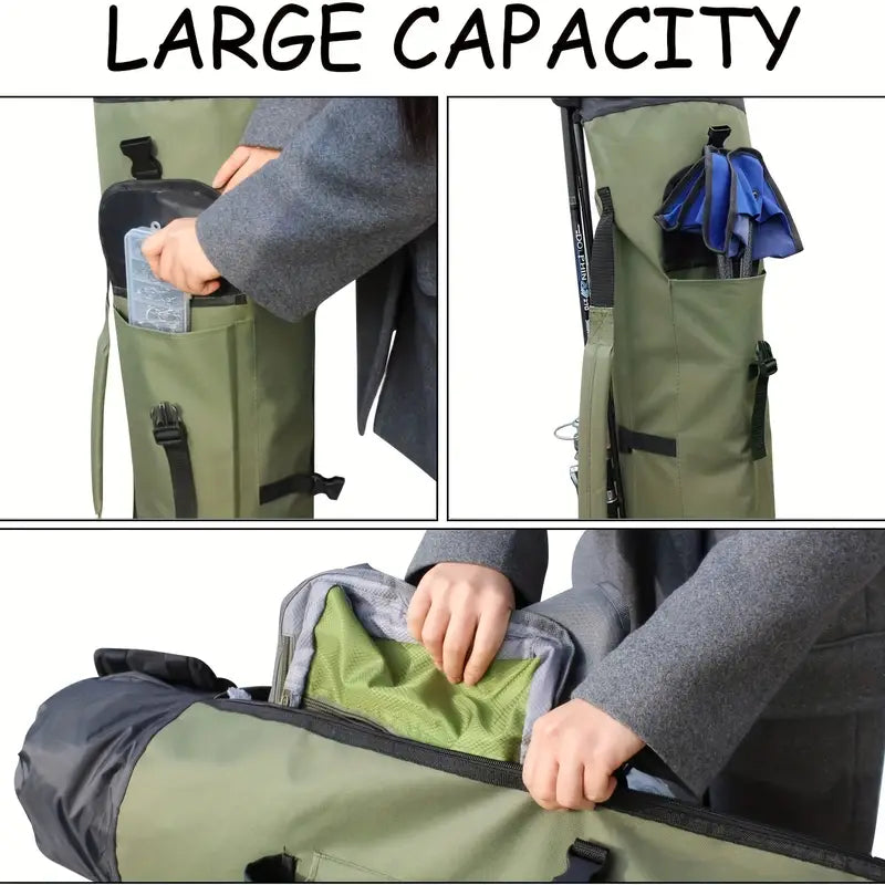 Angler's Arsenal: 5-Rod Fishing Gear Bag
