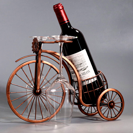 Vintage Wine Bottle Holder Bicycle Decoration