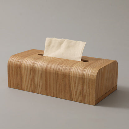 Oak Wooden Tissue Box